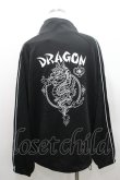 画像2: LISTEN FLAVOR / ドラゴンジャージ  黒Ｘ白 I-26-01-08-047-PU-TO-SA-ZI (2)