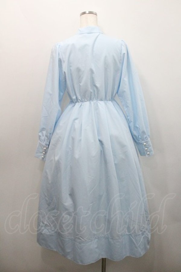 画像2: Areeam / リボンタックシャツワンピース  サックスｘピンク I-26-01-08-056-LO-OP-SA-ZI (2)