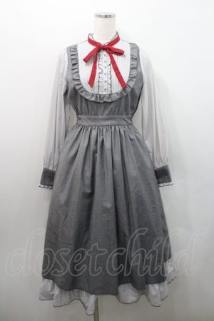 画像: Areeam / わんわん物語/フリルワンピース  グレー I-26-01-08-061-LO-OP-SA-ZI