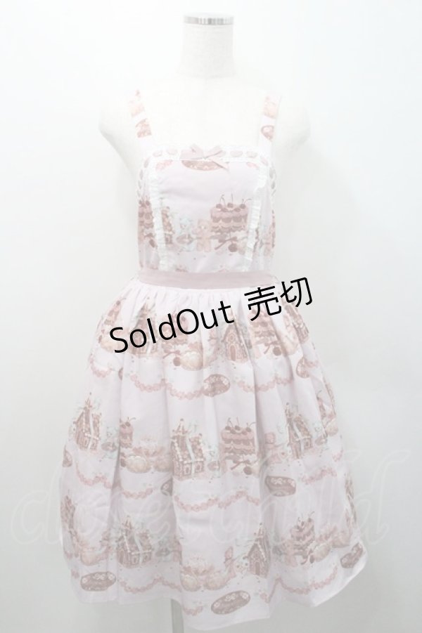 画像1: axes femme kawaii / お菓子の家柄ジャンスカ M ピンク I-26-01-08-062-AX-OP-SA-ZI (1)