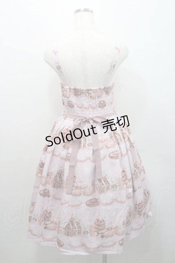 画像2: axes femme kawaii / お菓子の家柄ジャンスカ M ピンク I-26-01-08-062-AX-OP-SA-ZI (2)