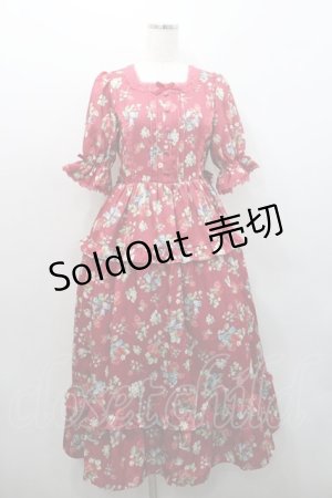 画像: axes femme kawaii / クラシックベリーワンピース M ワイン I-26-01-08-067-AX-OP-SA-ZI