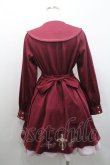 画像2: Amavel / Seraphim Crossレイヤードワンピース  ボルドー I-26-01-08-068-CA-OP-SA-ZI (2)