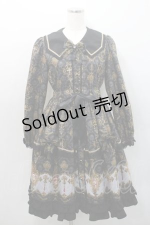 画像: metamorphose / holiness cameoワンピース  黒 I-26-01-08-075-ME-OP-SA-ZI