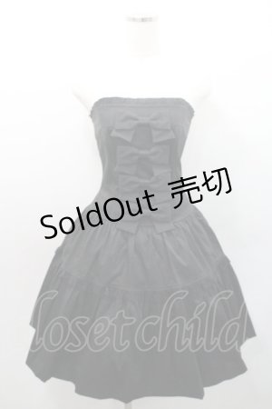 画像: JESUS DIAMANTE / アントワーヌベアワンピース 38 黒 I-26-01-08-076-JE-OP-SA-ZI