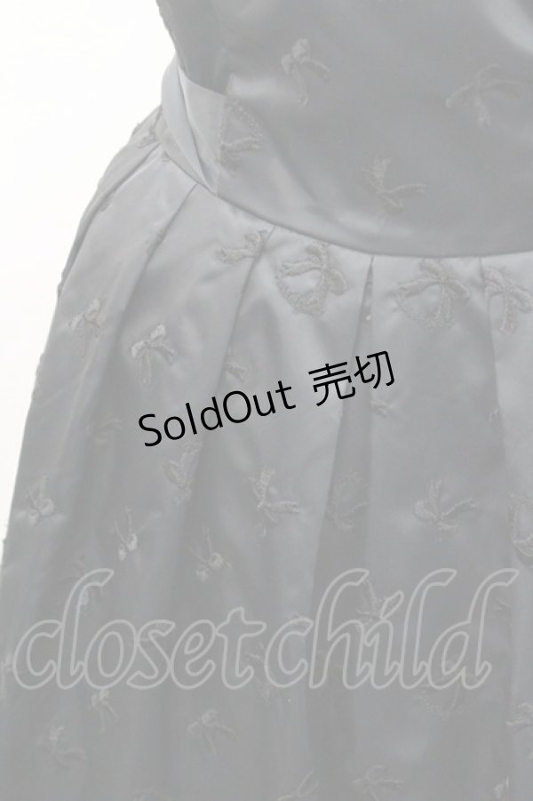 画像4: Lois CRAYON / リボン刺繍キャミワンピース M ブラック I-26-01-08-077-LO-OP-SA-ZI (4)