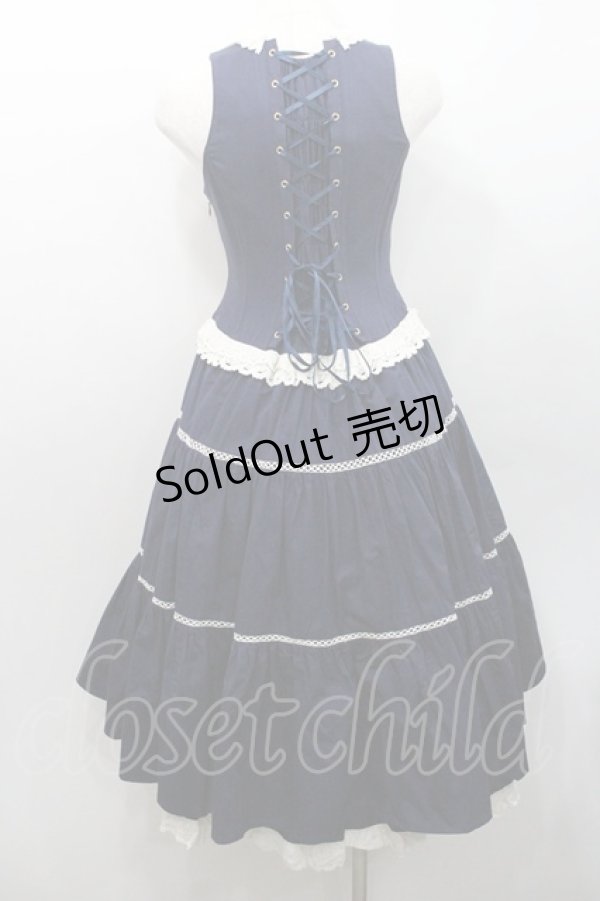 ALICE and the PIRATES / シルヴィアジャンパースカート ネイビー I-26