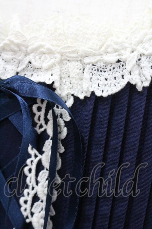 画像4: ALICE and the PIRATES / シルヴィアジャンパースカート  ネイビー I-26-01-08-082-PA-OP-SA-ZI (4)