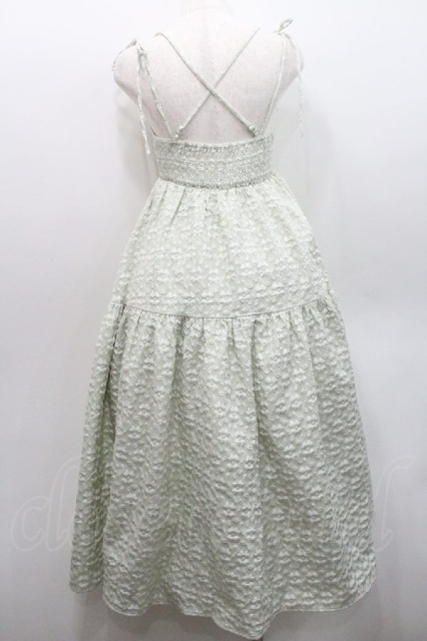 画像2: Areeam / ふくれジャガードキャミワンピース  ミント I-26-01-08-085-LO-OP-SA-ZI (2)