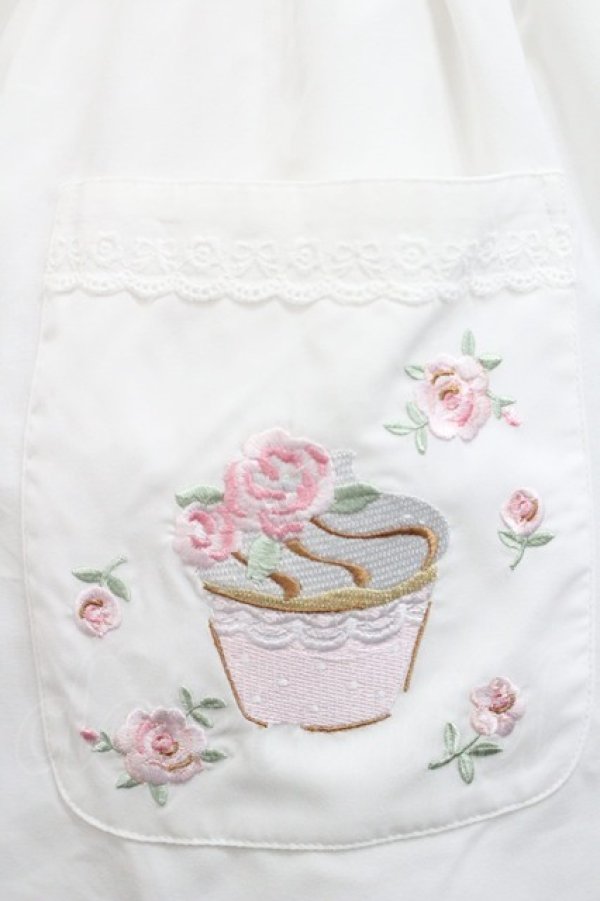 画像5: Chalmiere / マロンクリーム／エプロン  白 I-26-01-08-088-0-OP-SA-ZI (5)