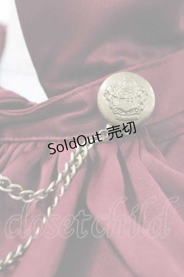 画像4: ATELIER PIERROT / “Narcissus” ロングワンピース  ボルドー I-26-01-08-089-EL-OP-SA-ZI (4)