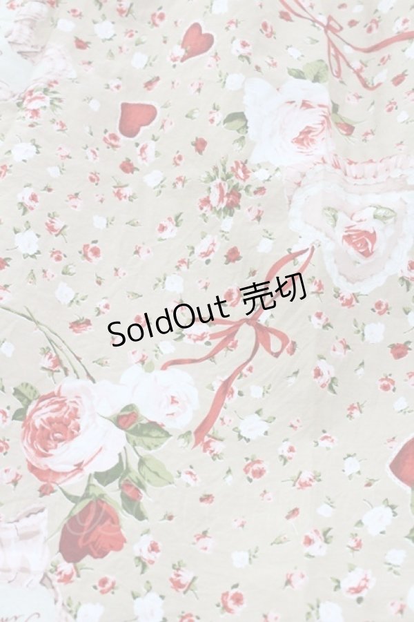 画像4: PINK HOUSE / オーナメントローズプリントミディワンピース  ベージュ I-26-01-08-090-LO-OP-SA-ZI (4)