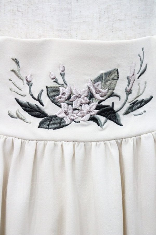 画像3: Hoshibako Works / ジャスミンフレアスカート  生成り I-26-01-08-092-LO-SK-SA-ZI (3)