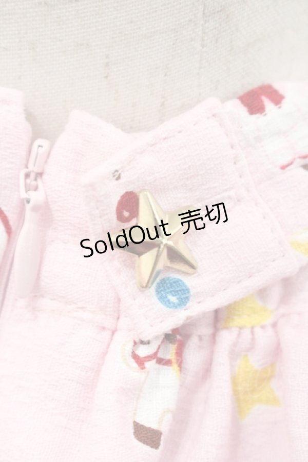 画像3: BABY,THE STARS SHINE BRIGHT / くみゃちゃんのDokiDoki Christmas Party柄スカート  ピンク I-26-01-08-095-BA-SK-SA-ZI (3)