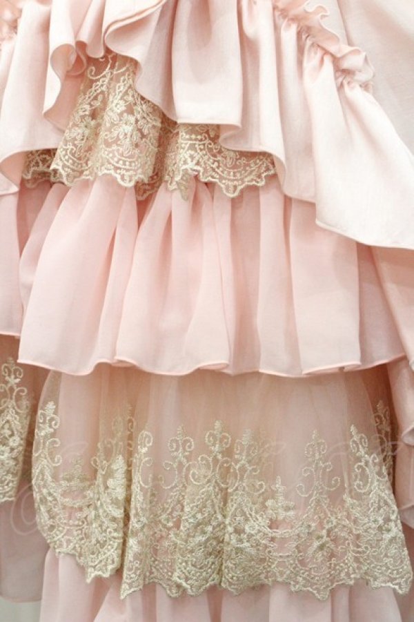 画像4: ATELIER PIERROT / シャーロットバッスルコルセットスカート  ピンク I-26-01-08-098-EL-SK-SA-ZI (4)
