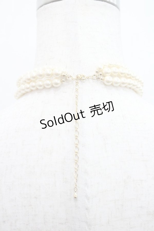 画像2: ALICE and the PIRATES / フローレンスブーケパールチョーカー  青ＸピンクＸ白 I-26-01-08-101-PA-AC-SA-ZI (2)