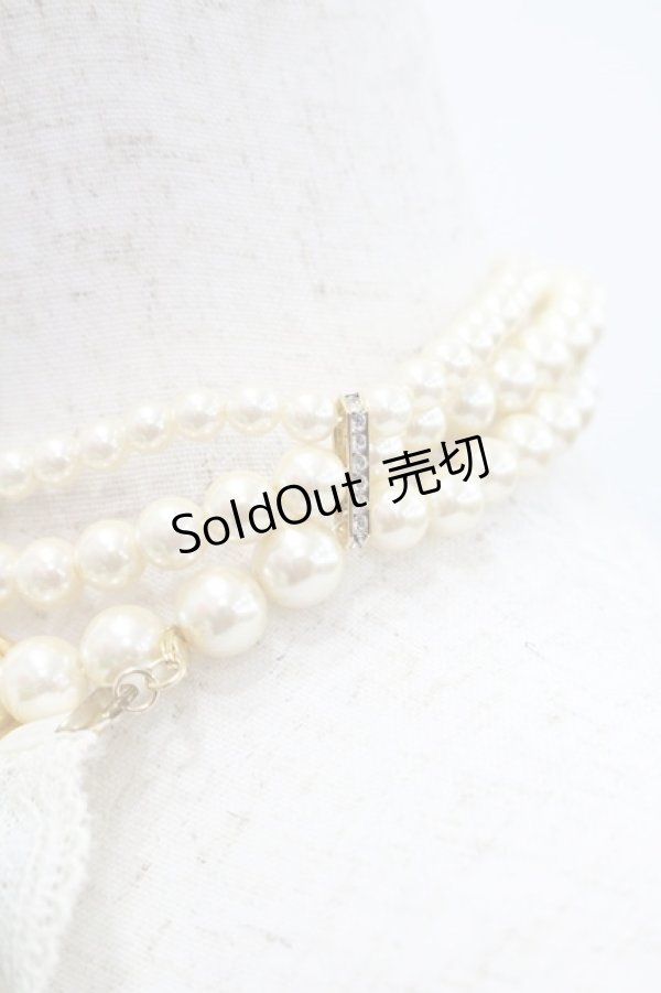 画像3: ALICE and the PIRATES / フローレンスブーケパールチョーカー  青ＸピンクＸ白 I-26-01-08-101-PA-AC-SA-ZI (3)