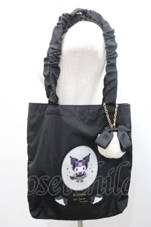 画像: m petit by misako / サンリオキャラクターズコラボ  トートバッグ  黒 I-26-01-08-104-LO-BG-SA-ZI