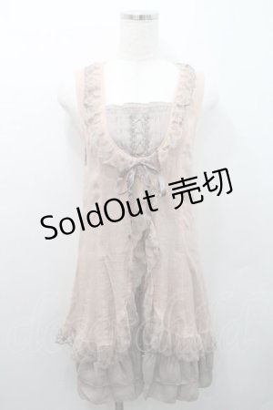 画像: axes femme / ノースリーブワンピース M ピンク I-26-01-08-012-AX-BL-TE-ZI