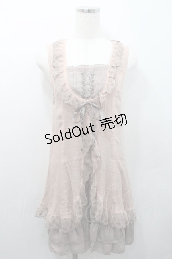 画像1: axes femme / ノースリーブワンピース M ピンク I-26-01-08-012-AX-BL-TE-ZI (1)