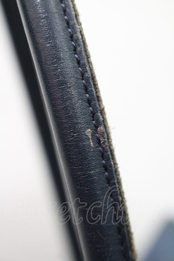 画像9: PINK HOUSE / フラワー刺繍デニムバッグ  ネイビー I-26-01-08-108-LO-BG-SA-ZI (9)