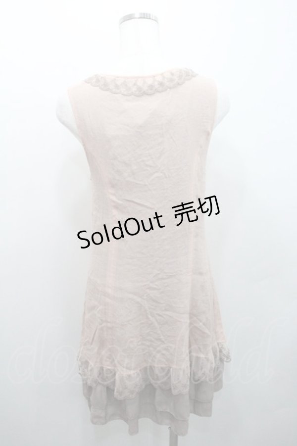 画像2: axes femme / ノースリーブワンピース M ピンク I-26-01-08-012-AX-BL-TE-ZI (2)