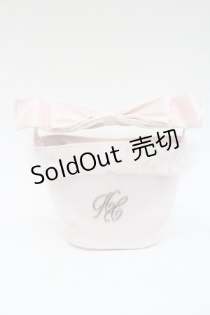 画像: Honey Cinnamon / Tulle Vanity Bag  ピンク I-26-01-08-109-LO-BG-SA-ZI