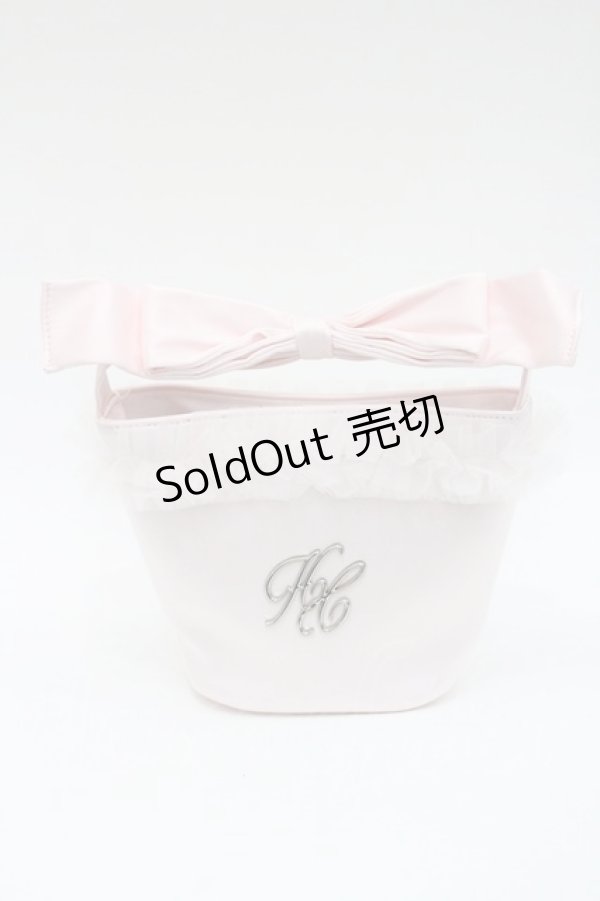 画像1: Honey Cinnamon / Tulle Vanity Bag  ピンク I-26-01-08-109-LO-BG-SA-ZI (1)