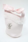 画像2: Honey Cinnamon / Tulle Vanity Bag  ピンク I-26-01-08-109-LO-BG-SA-ZI (2)