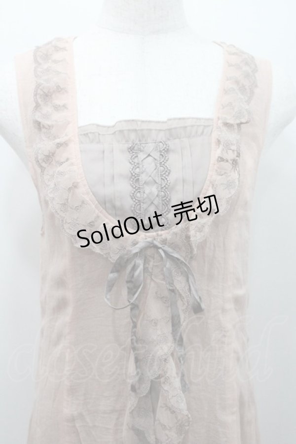 画像3: axes femme / ノースリーブワンピース M ピンク I-26-01-08-012-AX-BL-TE-ZI (3)