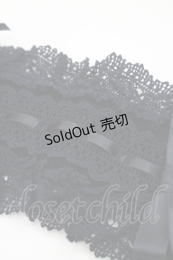 画像4: BABY,THE STARS SHINE BRIGHT / 別珍プリンセスドロップヘッドドレス  紺 I-26-01-08-113-BA-AC-SA-ZI (4)