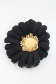 画像1: PINK HOUSE / ミニ雛菊コサージュ  黒 I-26-01-08-118-LO-AC-SA-ZI (1)