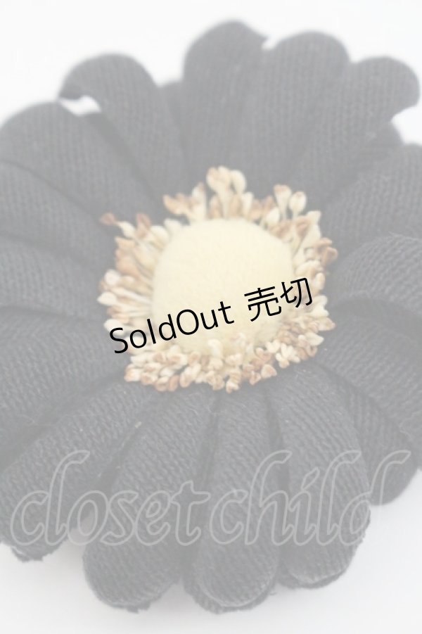 画像3: PINK HOUSE / ミニ雛菊コサージュ  黒 I-26-01-08-118-LO-AC-SA-ZI (3)