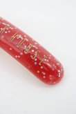 画像3: PINK HOUSE / ラメ入りロゴバレッタ  レッド I-26-01-08-119-LO-ZA-SA-ZI (3)
