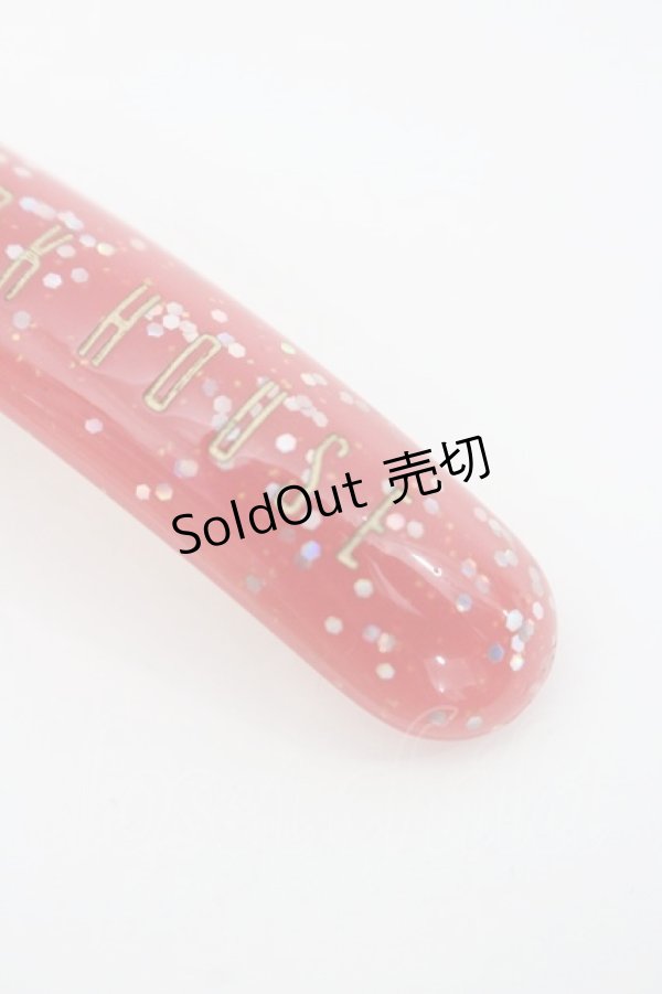 画像3: PINK HOUSE / ラメ入りロゴバレッタ  レッド I-26-01-08-119-LO-ZA-SA-ZI (3)