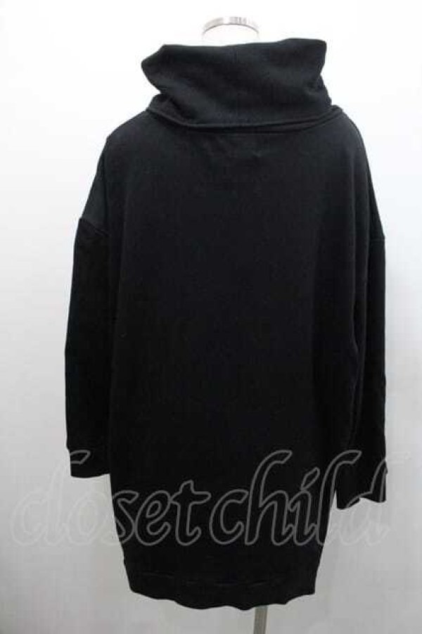 画像2: SEX POT ReVeNGe / CHRONOSハイネックカットソー M ブラック×ブルー I-26-01-10-024-SP-TO-SA-ZI (2)