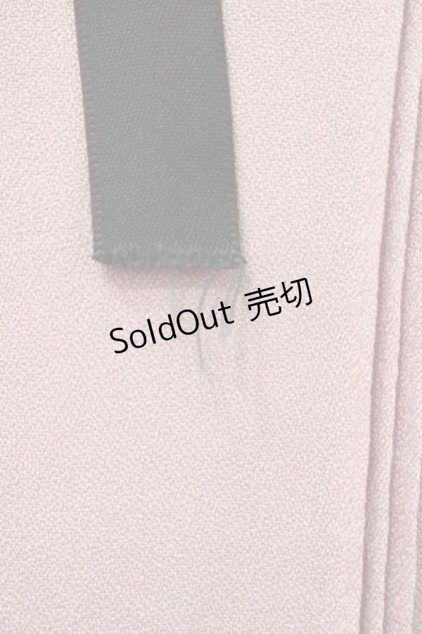 画像4: MA*RS / 袖スピンドル丸襟ブラウス  ピンクＸ黒 I-26-01-10-003-EL-BL-SA-ZI (4)