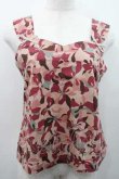 画像1: INGEBORG / リボンカモフラージュ柄キャミソール L ピンク I-26-01-10-035-LO-TO-SA-ZI (1)