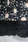 画像5: PINK HOUSE / 薔薇柄前開きキャミソール L ブラック I-26-01-10-038-LO-TO-SA-ZI (5)