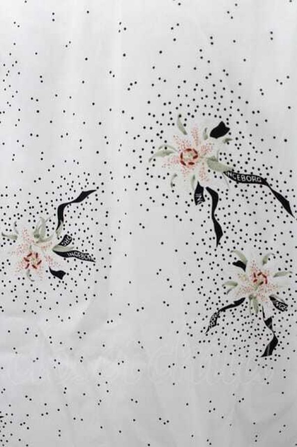 画像5: INGEBORG / 百合柄レース半袖ブラウス S アイボリー I-26-01-10-039-LO-BL-SA-ZI (5)