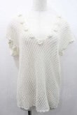 画像1: INGEBORG / モチーフ付ネットトップス M アイボリー I-26-01-10-042-LO-TO-SA-ZI (1)