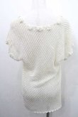 画像2: INGEBORG / モチーフ付ネットトップス M アイボリー I-26-01-10-042-LO-TO-SA-ZI (2)