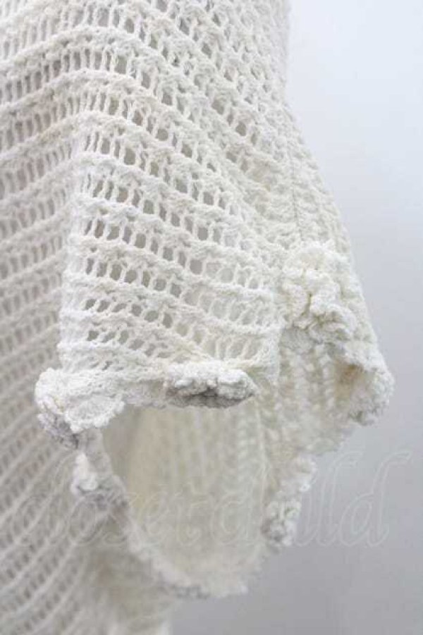 画像3: INGEBORG / モチーフ付ネットトップス M アイボリー I-26-01-10-042-LO-TO-SA-ZI (3)