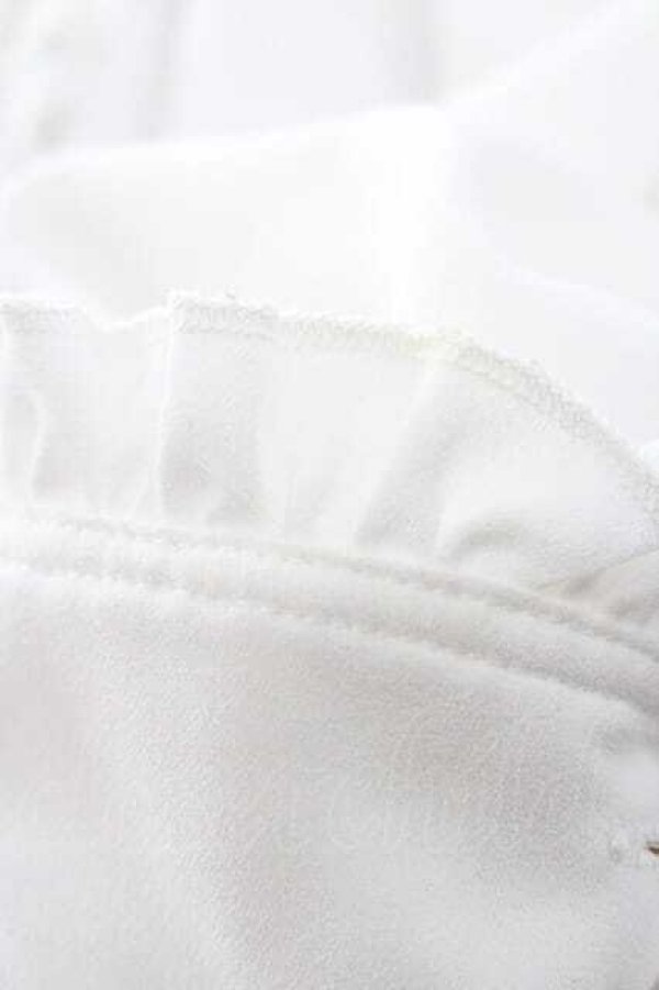 画像7: Amavel / ハートの紋章ヴィンテージバックルブラウス  白 I-26-01-10-004-CA-BL-SA-ZI (7)