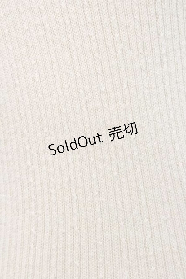 画像5: INGEBORG / モチーフ付き五分袖ニットトップス M イエロー I-26-01-10-051-LO-TO-SA-ZI (5)