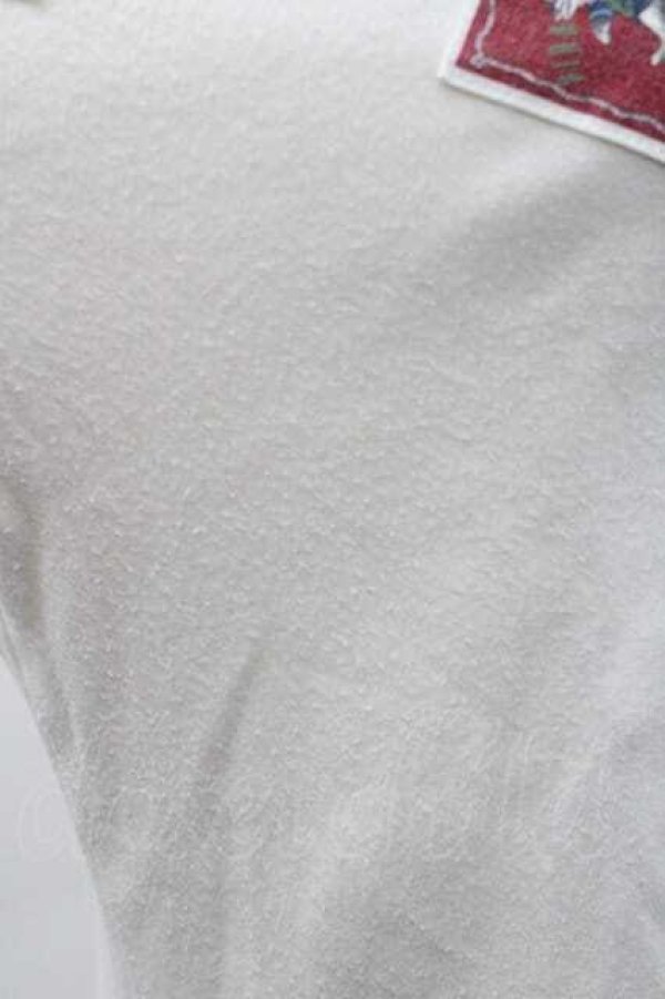 画像4: PINK HOUSE / いるかワッペン半袖カットソー L アイボリーＸ赤 I-26-01-10-054-LO-TO-SA-ZI (4)