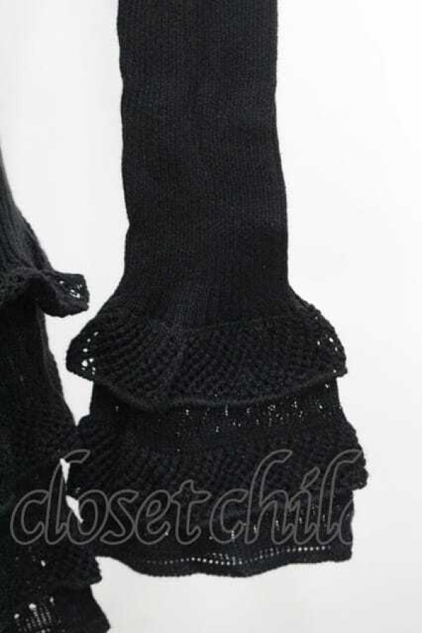 画像3: PINK HOUSE / ハイネックニットトップス M 黒 I-26-01-10-066-LO-TO-SA-ZI (3)