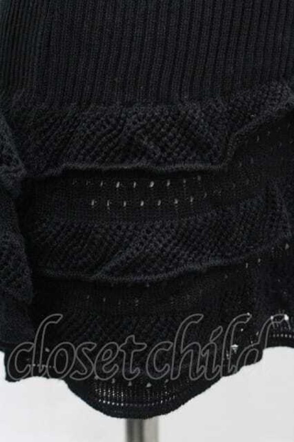 画像4: PINK HOUSE / ハイネックニットトップス M 黒 I-26-01-10-066-LO-TO-SA-ZI (4)