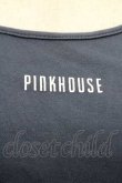 画像3: PINK HOUSE / ロゴ入りパフスリーブカットソー  グレーＸ白 I-26-01-10-068-LO-TO-SA-ZI (3)
