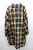 画像2: HEIHEI / タータンチェックロングジャケット  ベージュｘ黒チェック I-26-01-10-076-PU-JA-SA-ZI (2)